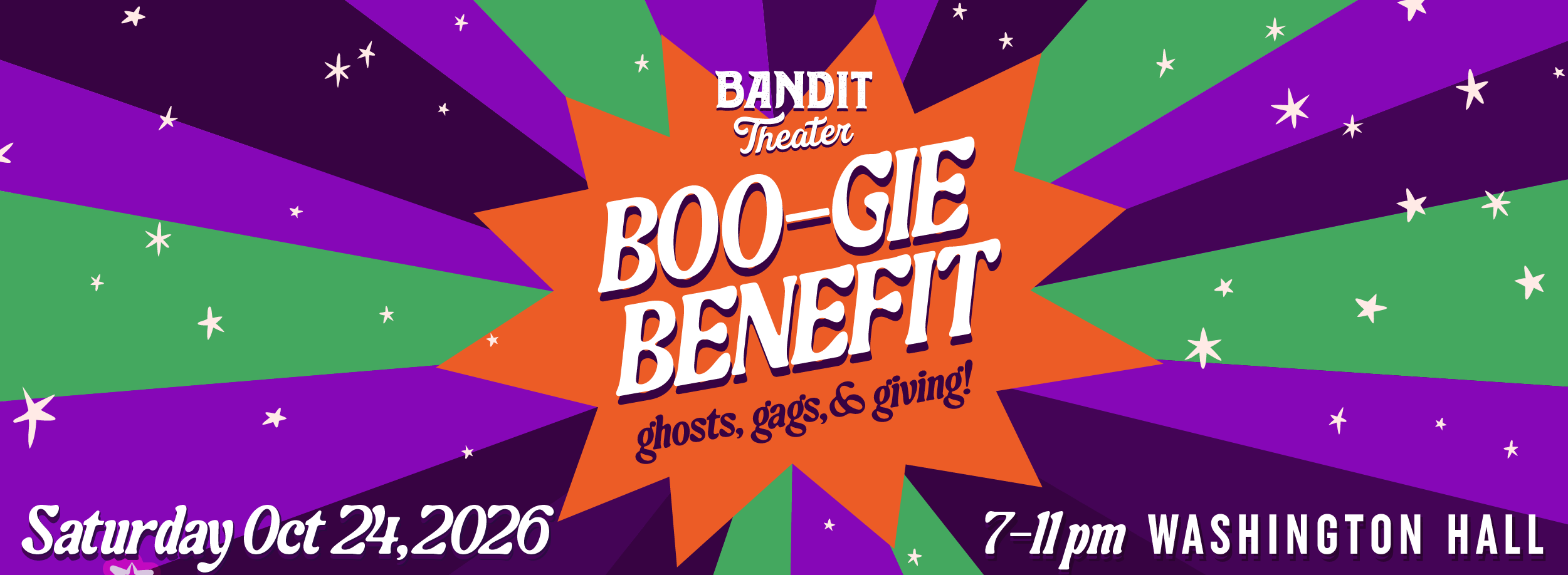 Campaign cover image for Bandit Theater's BOO-Gie Benefit!