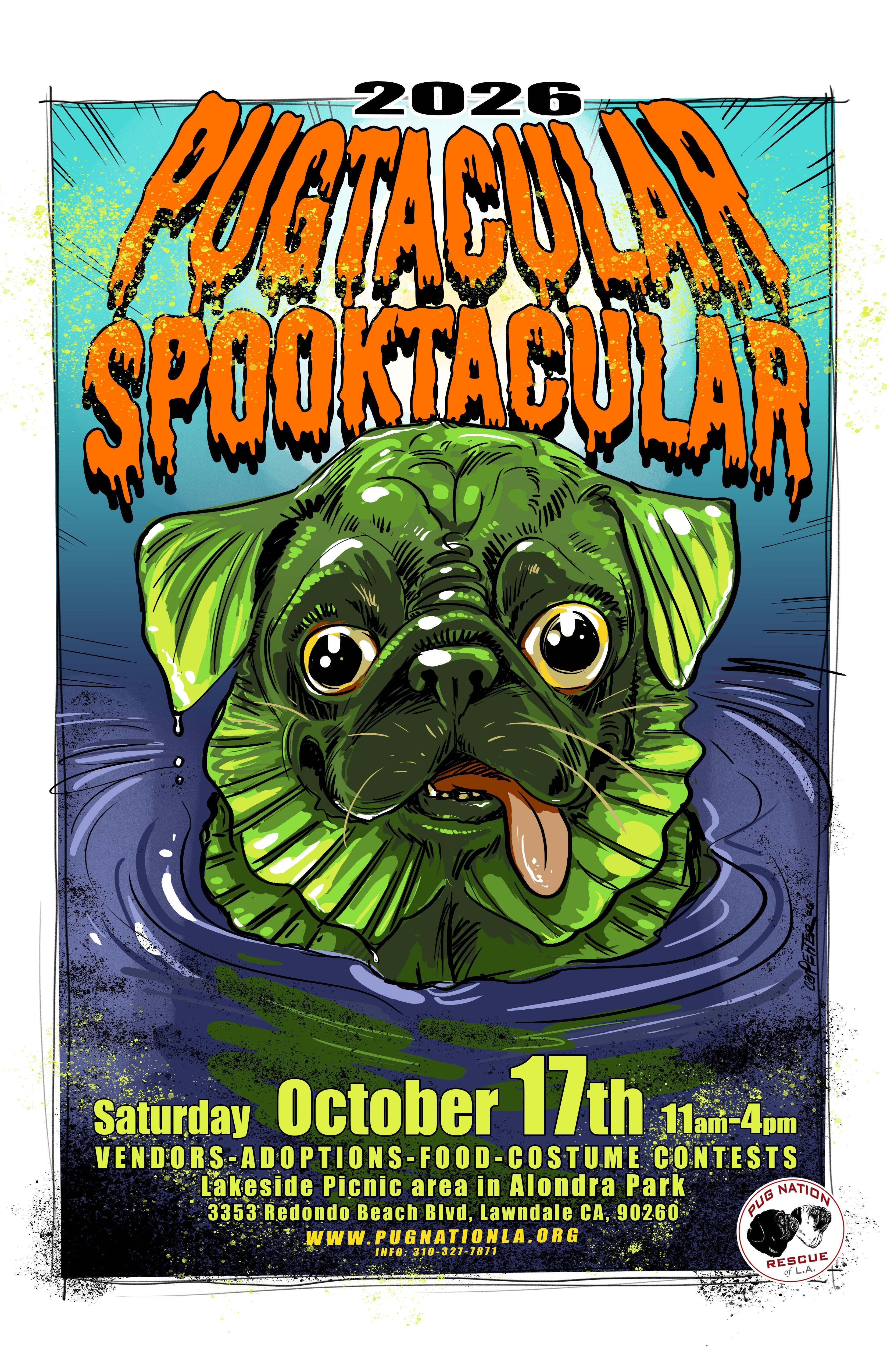 Campaign cover image for 2026 Annual Pugtacular Spooktacular!