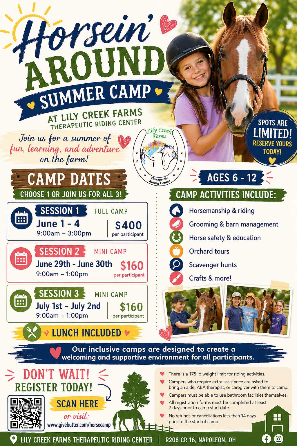 Campaign cover image for Horsin Around Summer Camp