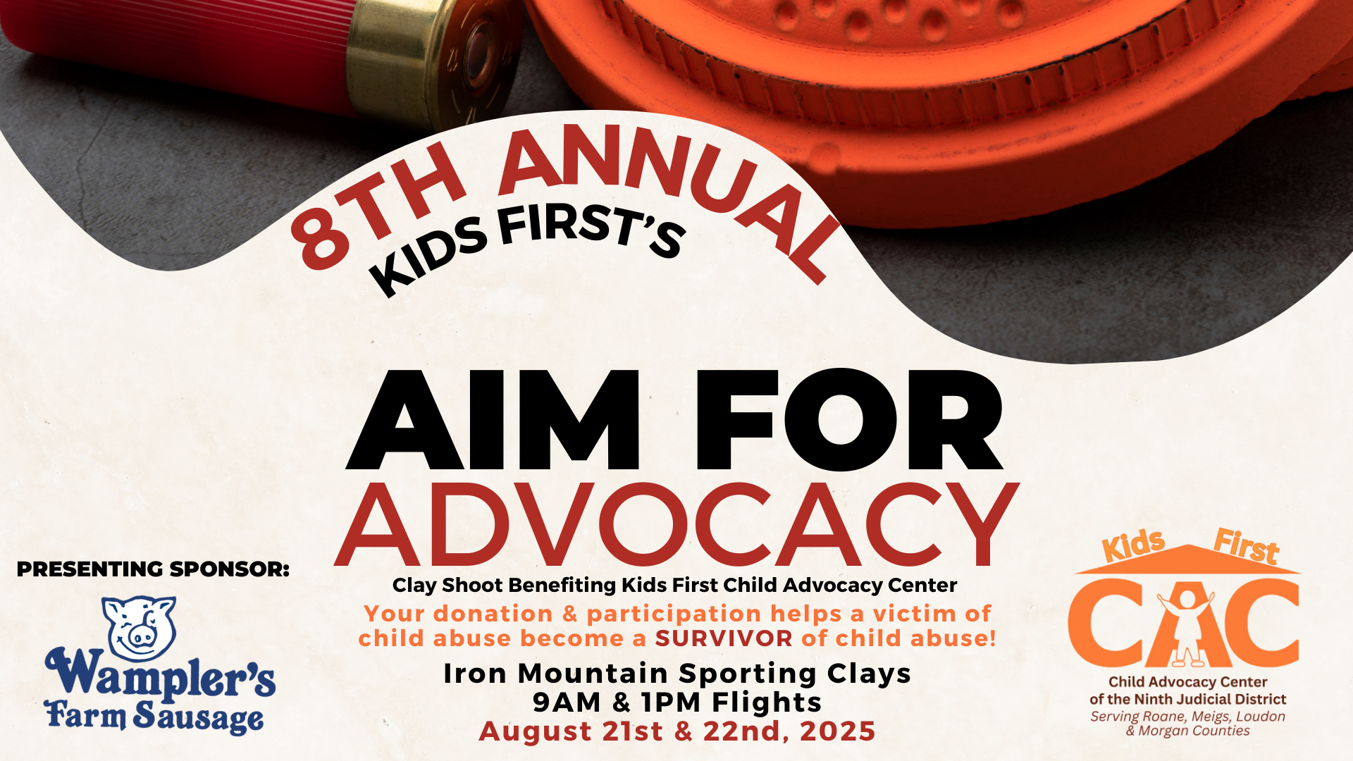 Campaign cover image for 2025 Aim For Advocacy Clay Shoot Tournament