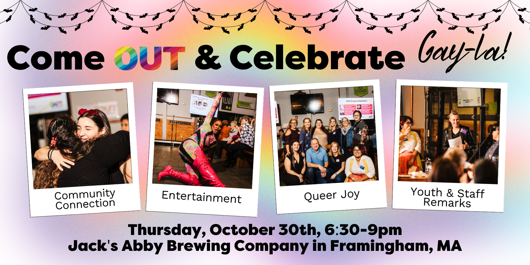 Campaign cover image for 2025 Come OUT and Celebrate Gay-la!