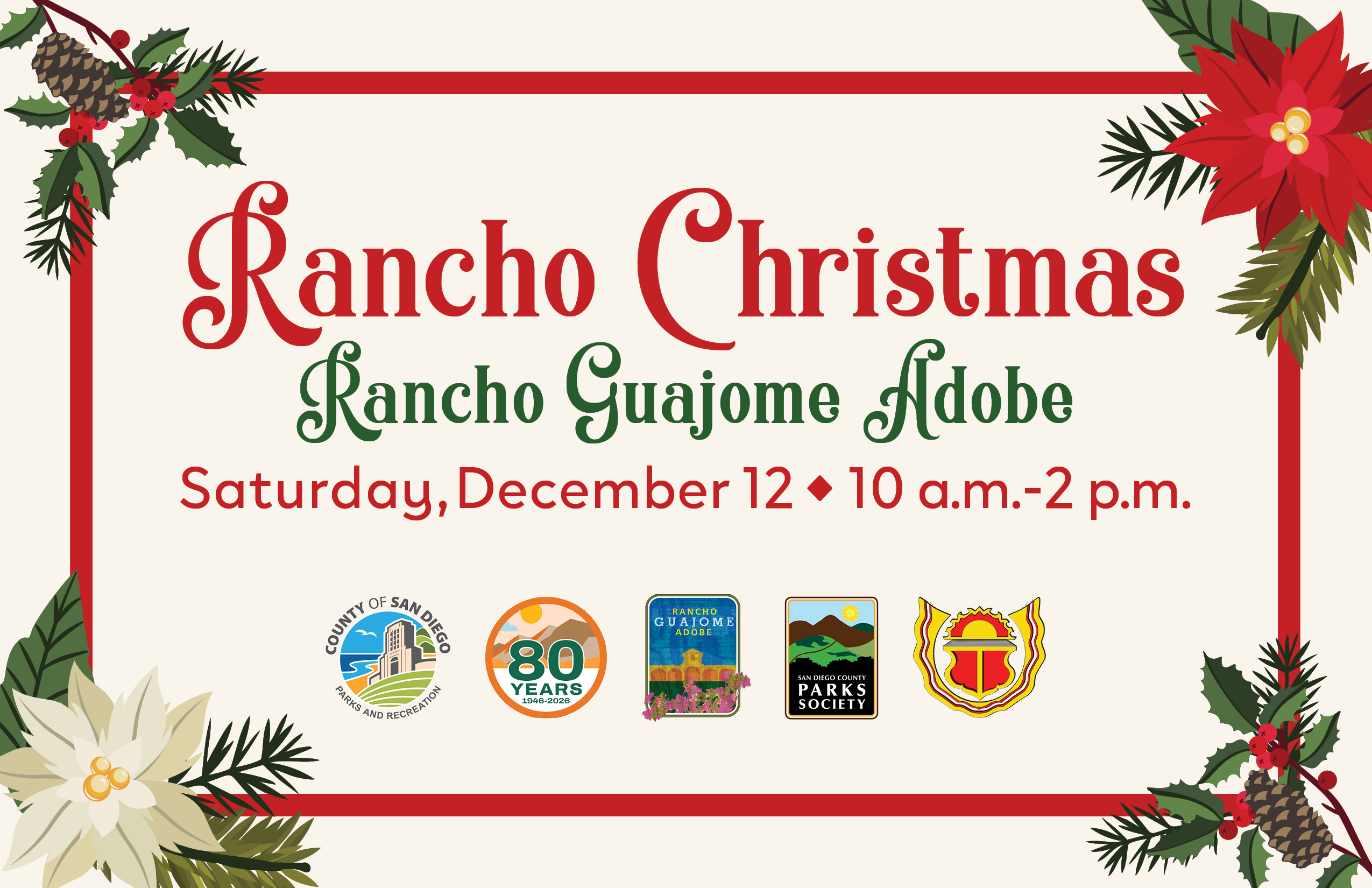 Campaign cover image for Rancho Christmas at Rancho Guajome Adobe 2026
