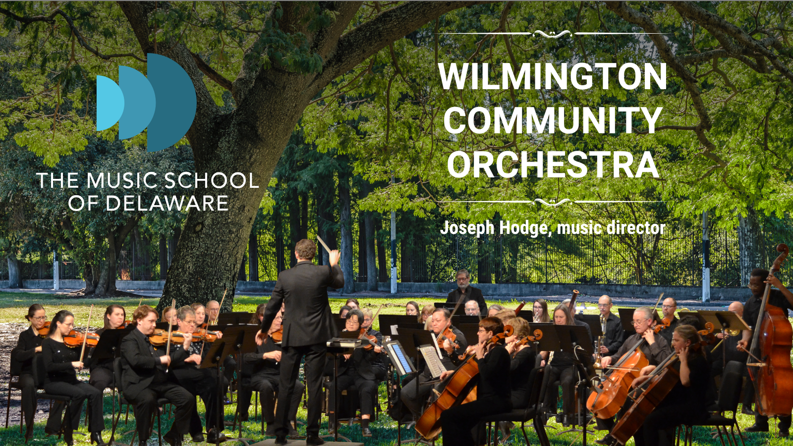 Campaign cover image for The Music School of Delaware presents the Wilmington Community Orchestra at Rockwood Museum - July 17, 2026--LOCATION CHANGE