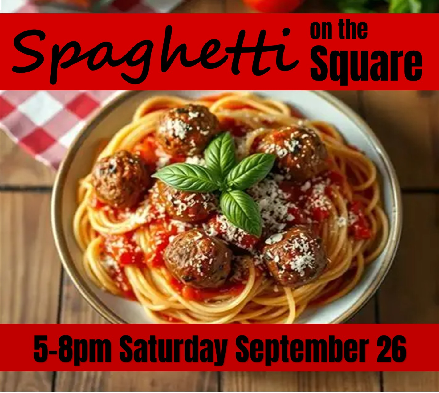 Campaign cover for 2026 Spaghetti on the Square Sponsorship
