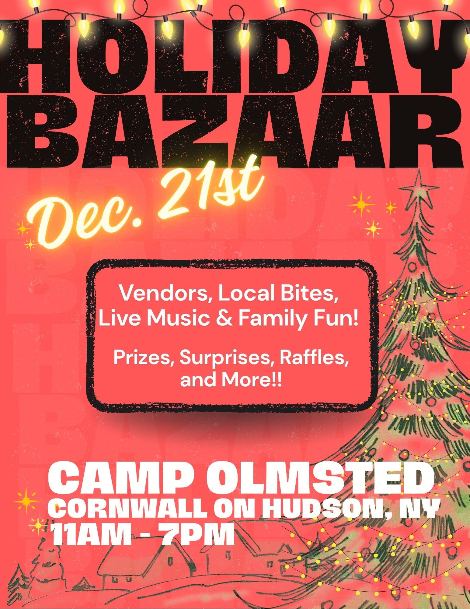 Campaign cover image for Calling All Vendors - Olmsted Holiday Bazaar