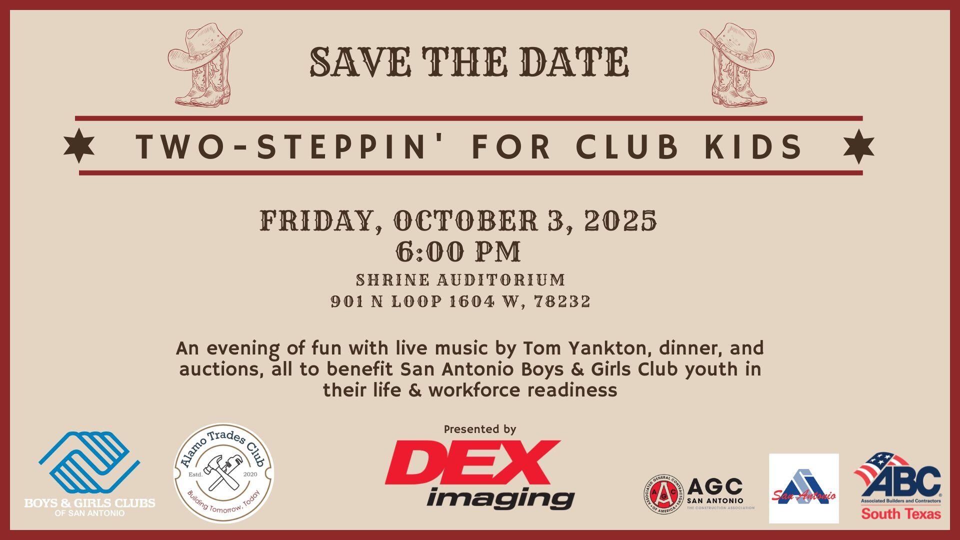 Campaign cover image for Two-Steppin' for Club Kids 2025