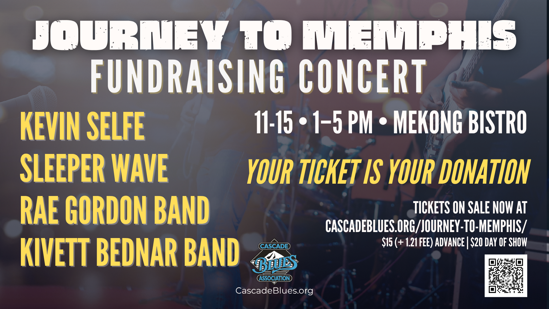 Campaign cover image for J2M Fundraising Concert at Mekong Bistro