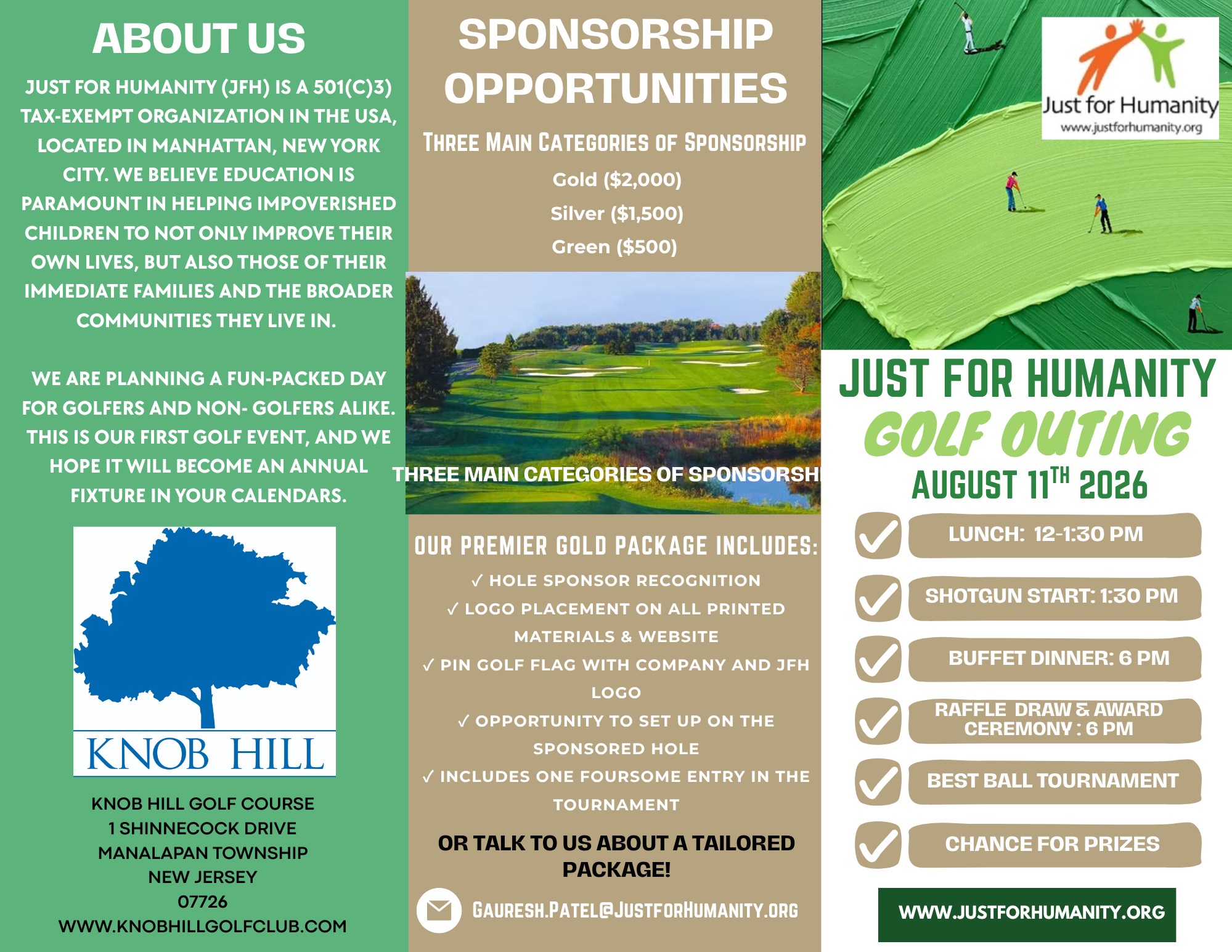 Campaign cover image for JFH Golf Fundraising Event