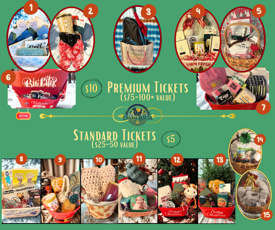 Weekend Splurge Raffle Giving Weekend Raffle | CHARM Rescue
