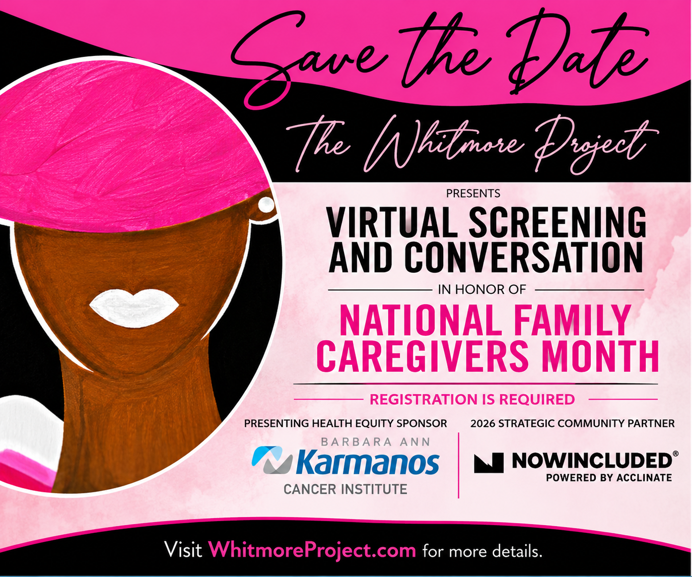 Campaign cover image for The Whitmore Project | National Virtual Screening & Panel Discussion — November 15, 2026