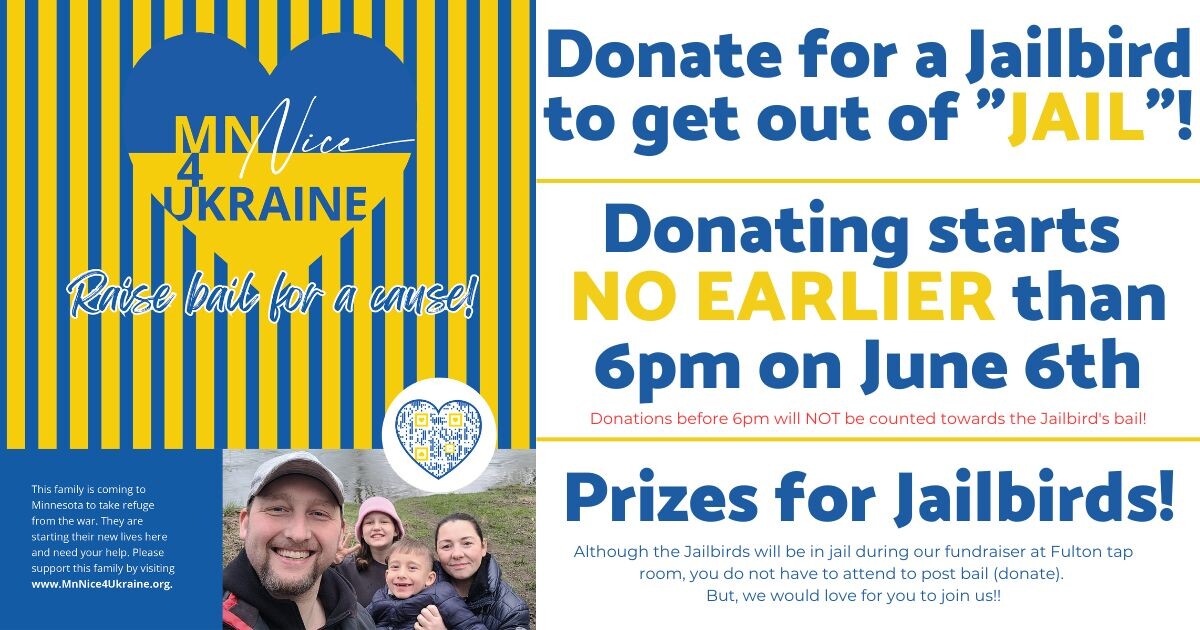 Campaign cover image for Jailbird Bailout Fundraiser at Fulton Taproom on June 6th!