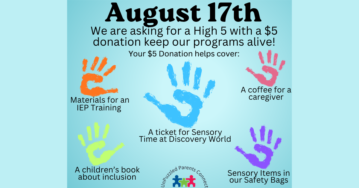 Campaign cover image for Give UnPuzzled High 5 with a $5 Donation