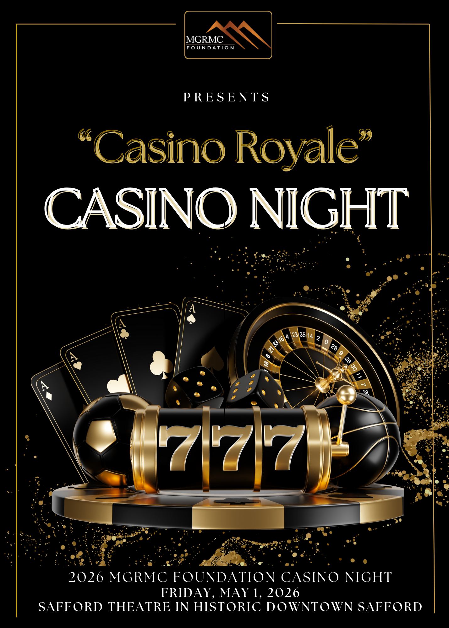 Campaign cover image for MGRMC Foundation Casino Night | CASINO ROYALE