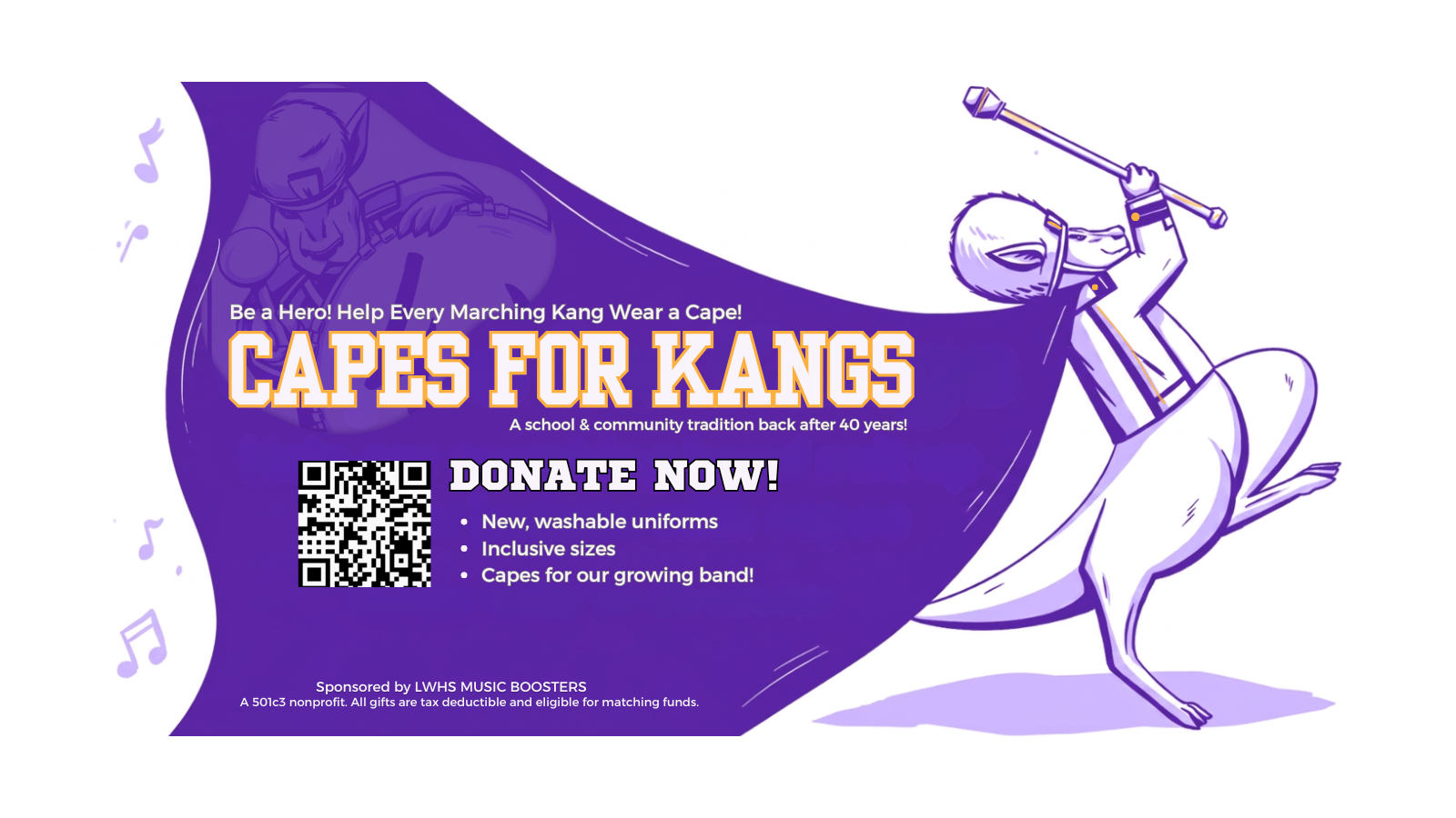 Campaign cover image for BRING BACK THE BEAT: CAPES FOR KANGS
