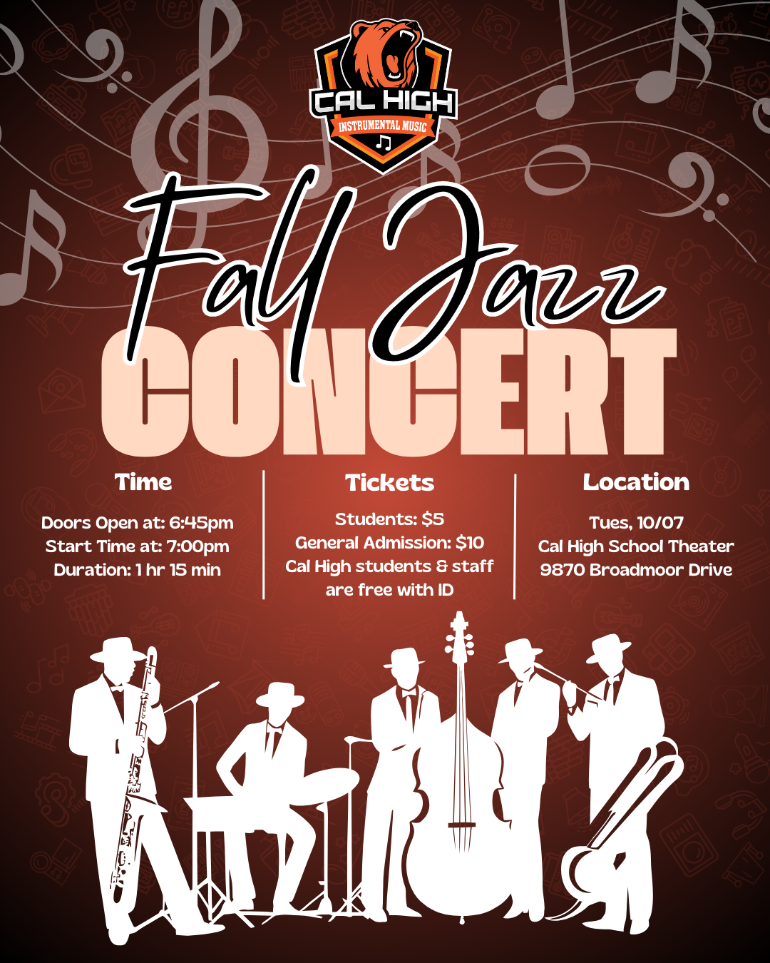Campaign cover image for Fall Jazz Concert