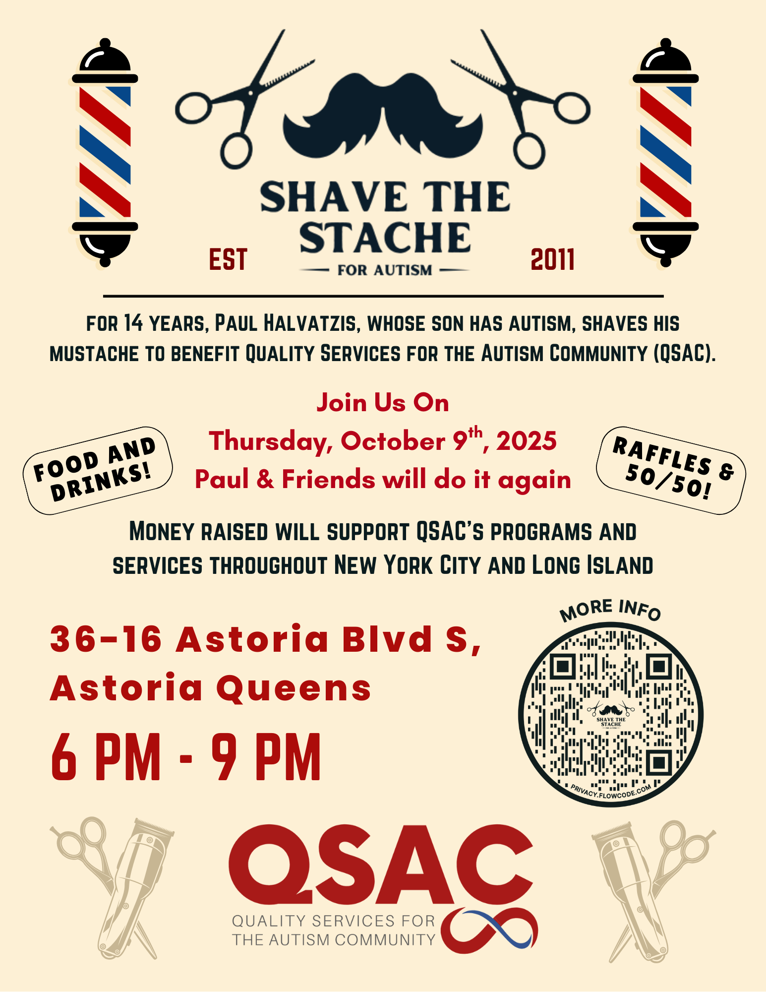 Campaign cover image for 2025 Shave the Stache for Autism