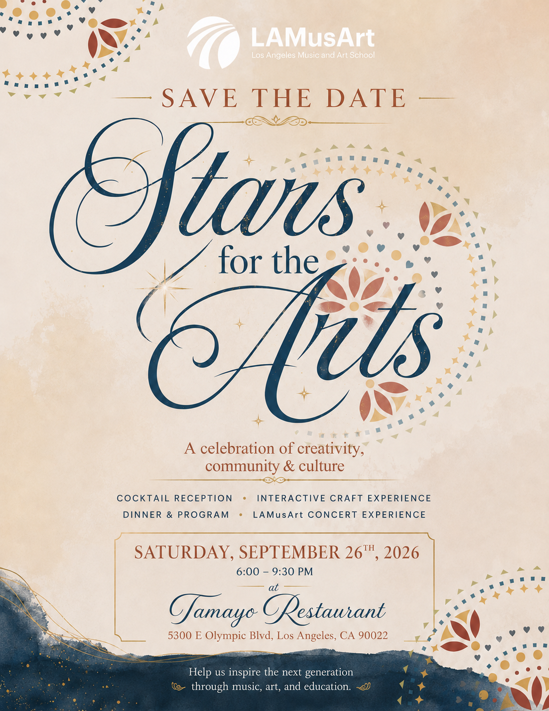 Campaign cover image for 2026 Stars for the Arts