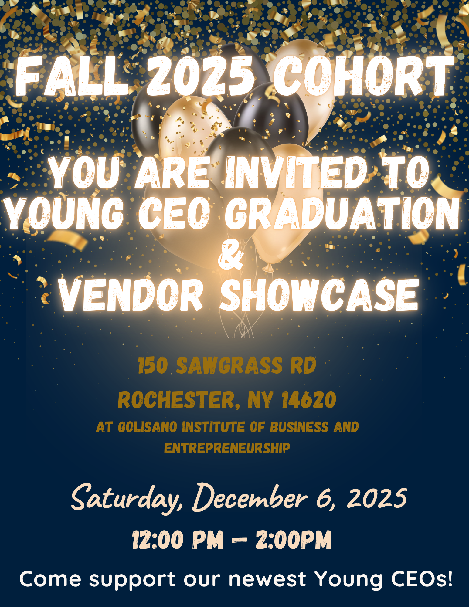 Campaign cover image for Sponsor the 2025 Young CEO Program Graduation & Vendor Showcase