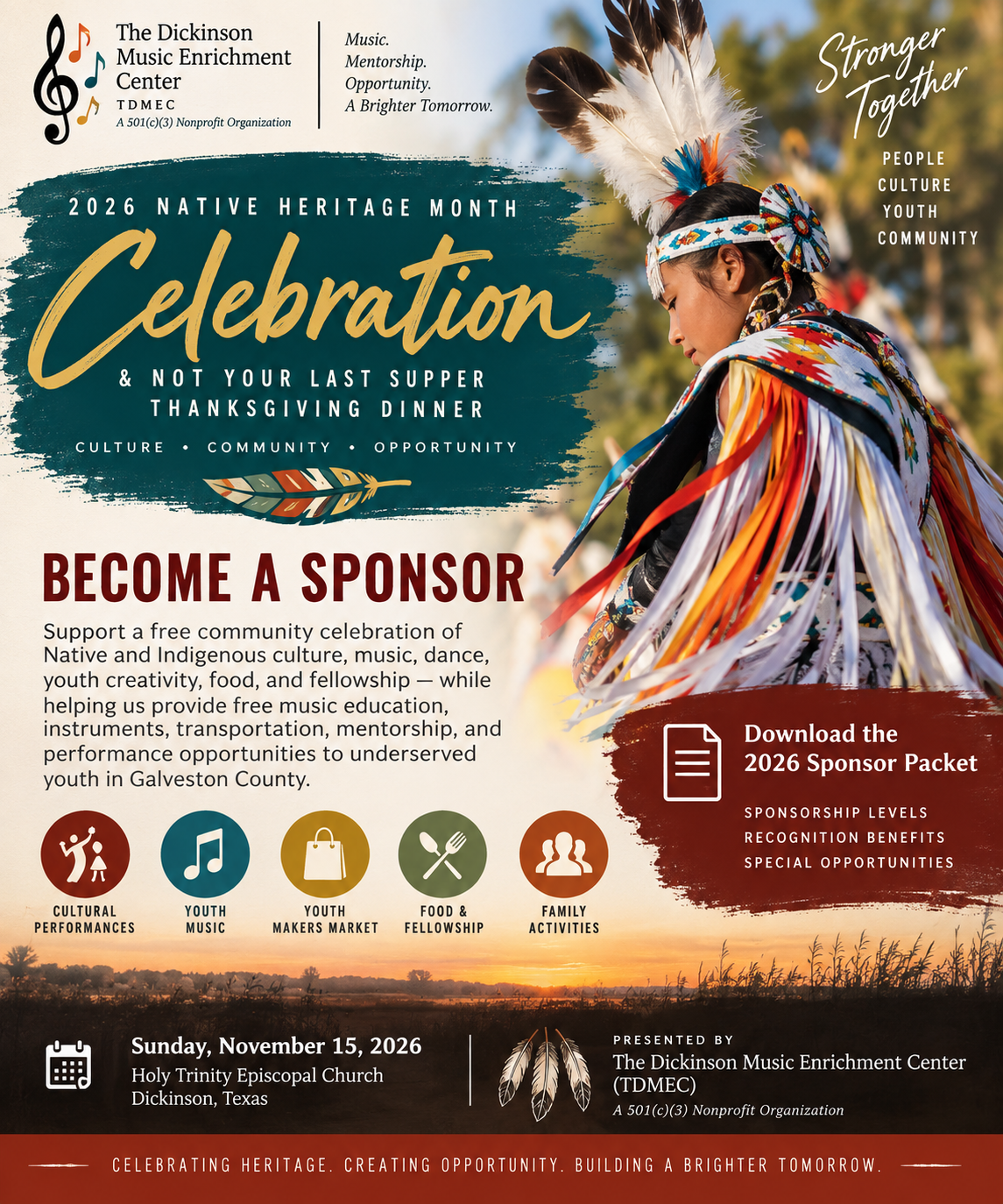 Campaign cover image for 2026 Native Heritage Celebration — Corporate Sponsorship
