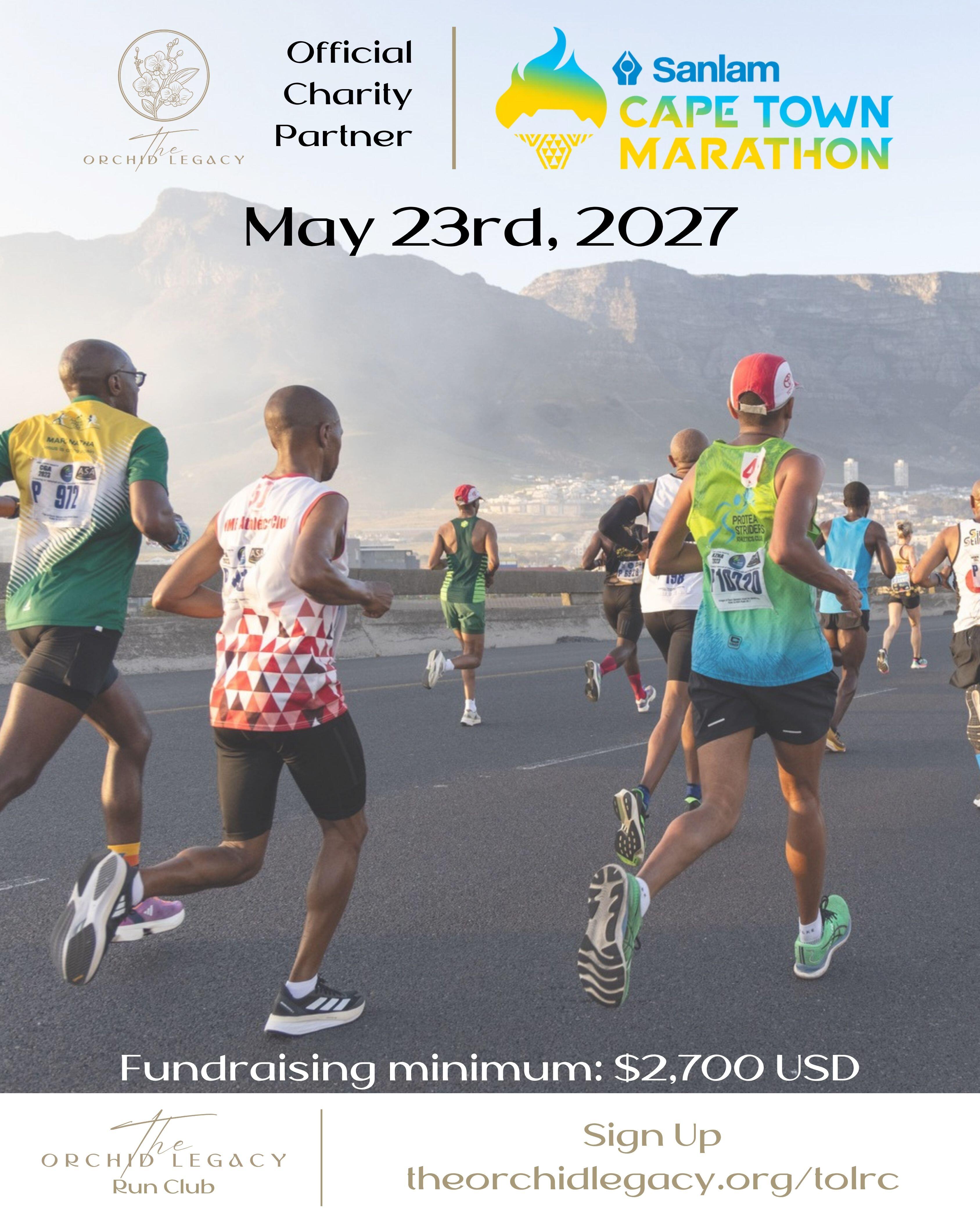 Campaign cover image for Sanlam Cape Town Marathon 2027