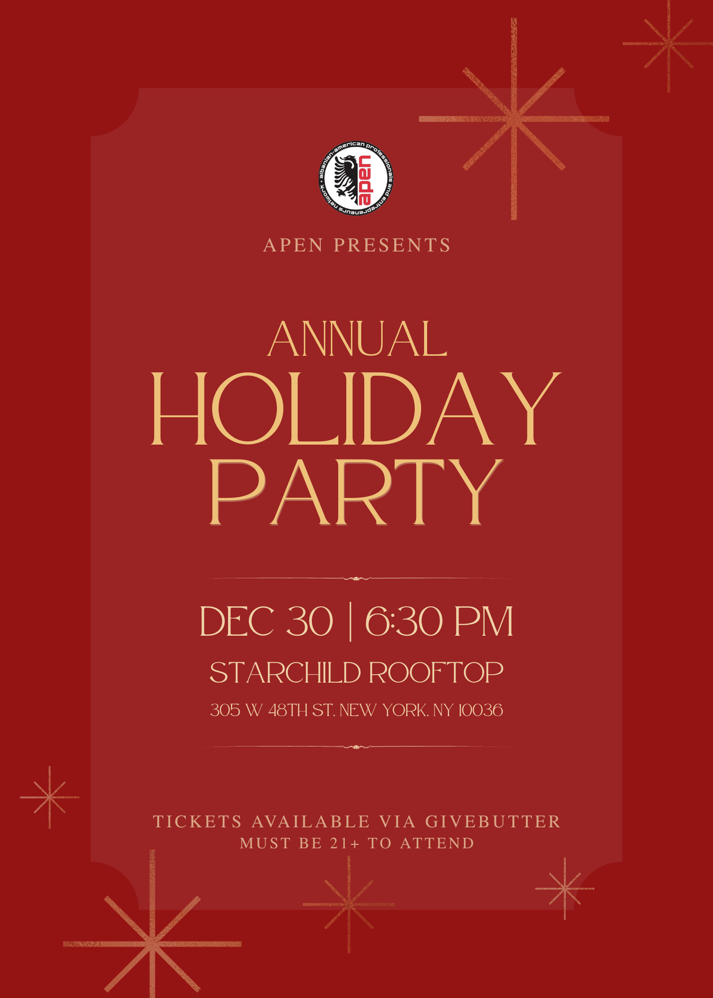 Campaign cover image for APEN: Annual Holiday Party 2025