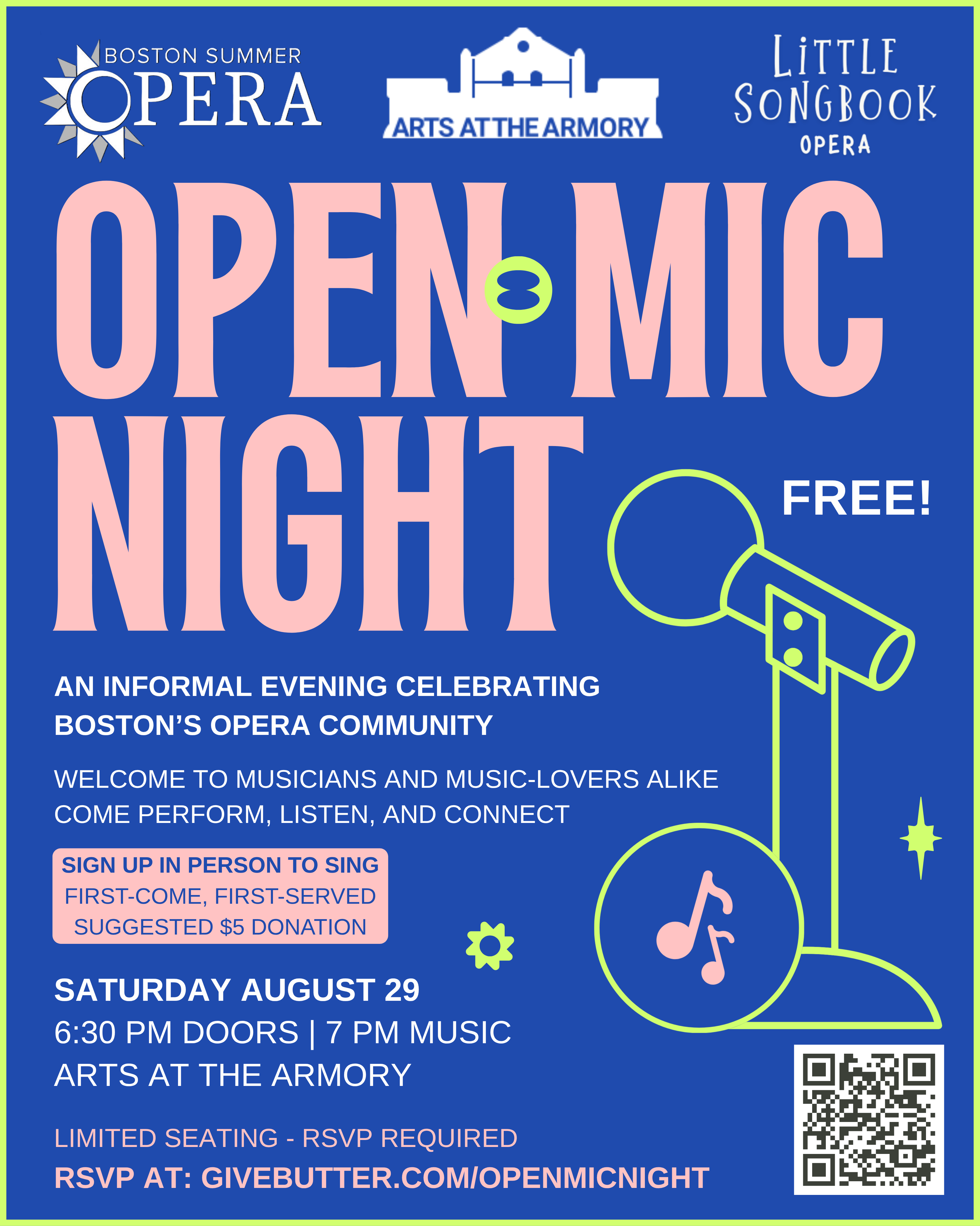 Campaign cover image for Open Mic Night