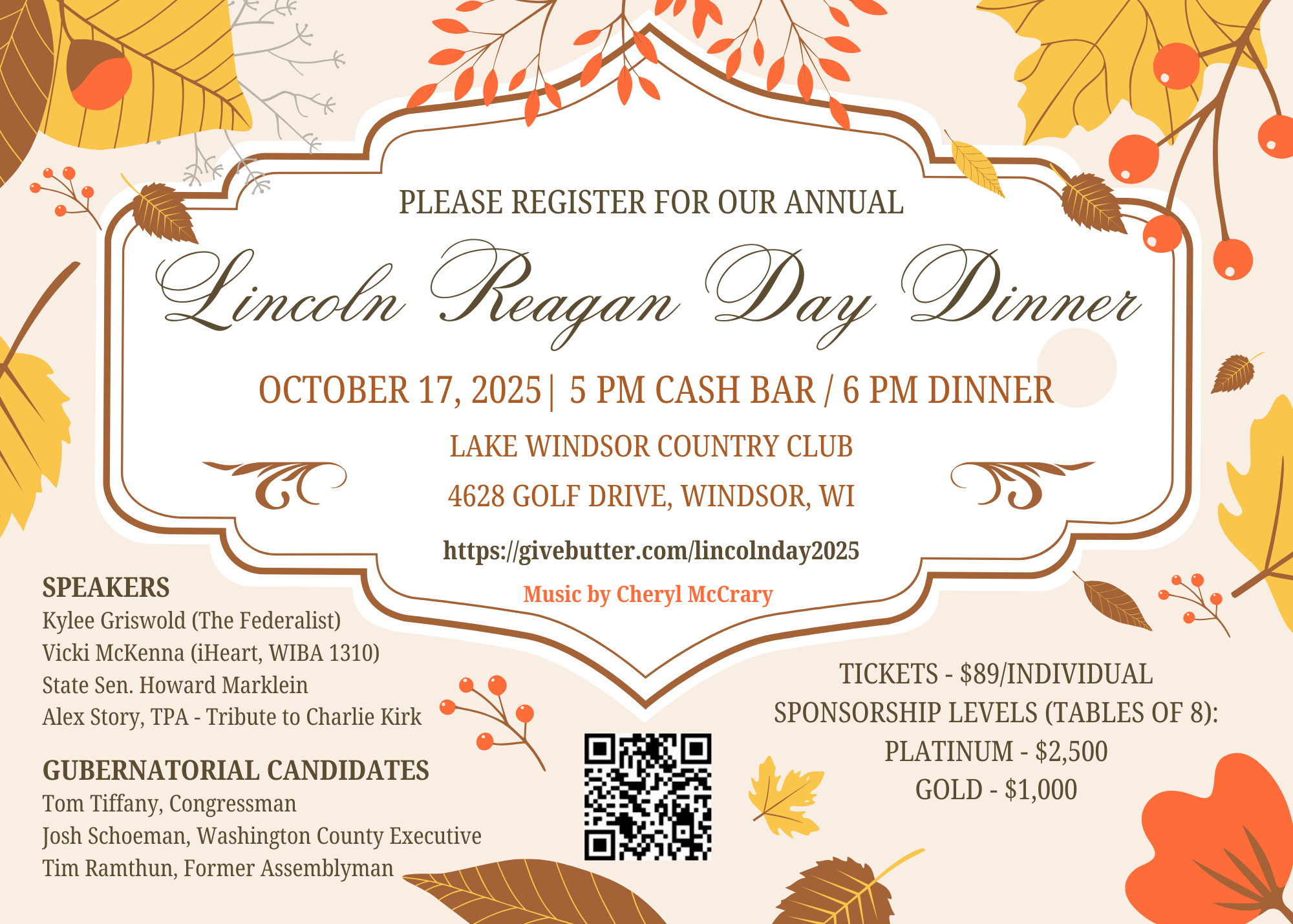 Campaign cover image for Lincoln Reagan Day Dinner 2025