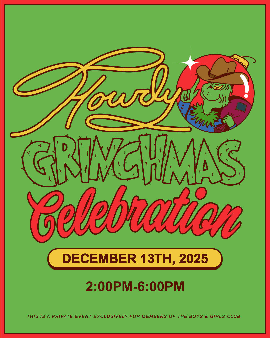 Campaign cover image for Howdy Grinchmas Event
