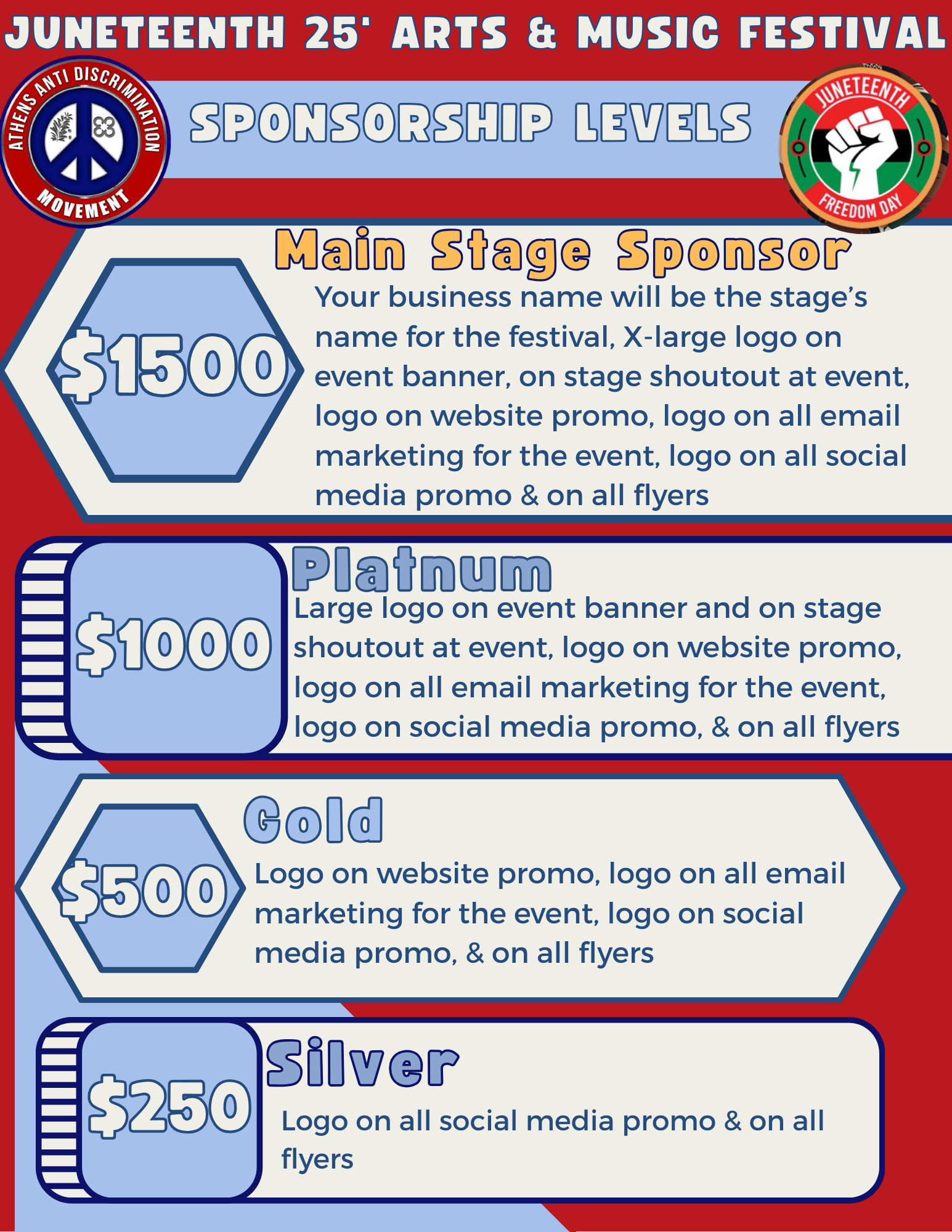 Campaign cover image for Juneteenth Arts & Music Festival Sponsor