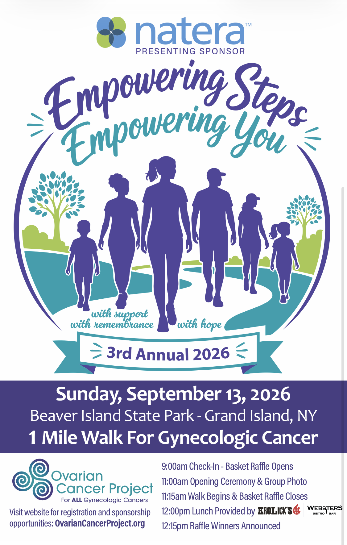 Campaign cover image for 3rd Annual Empowering Steps Walk