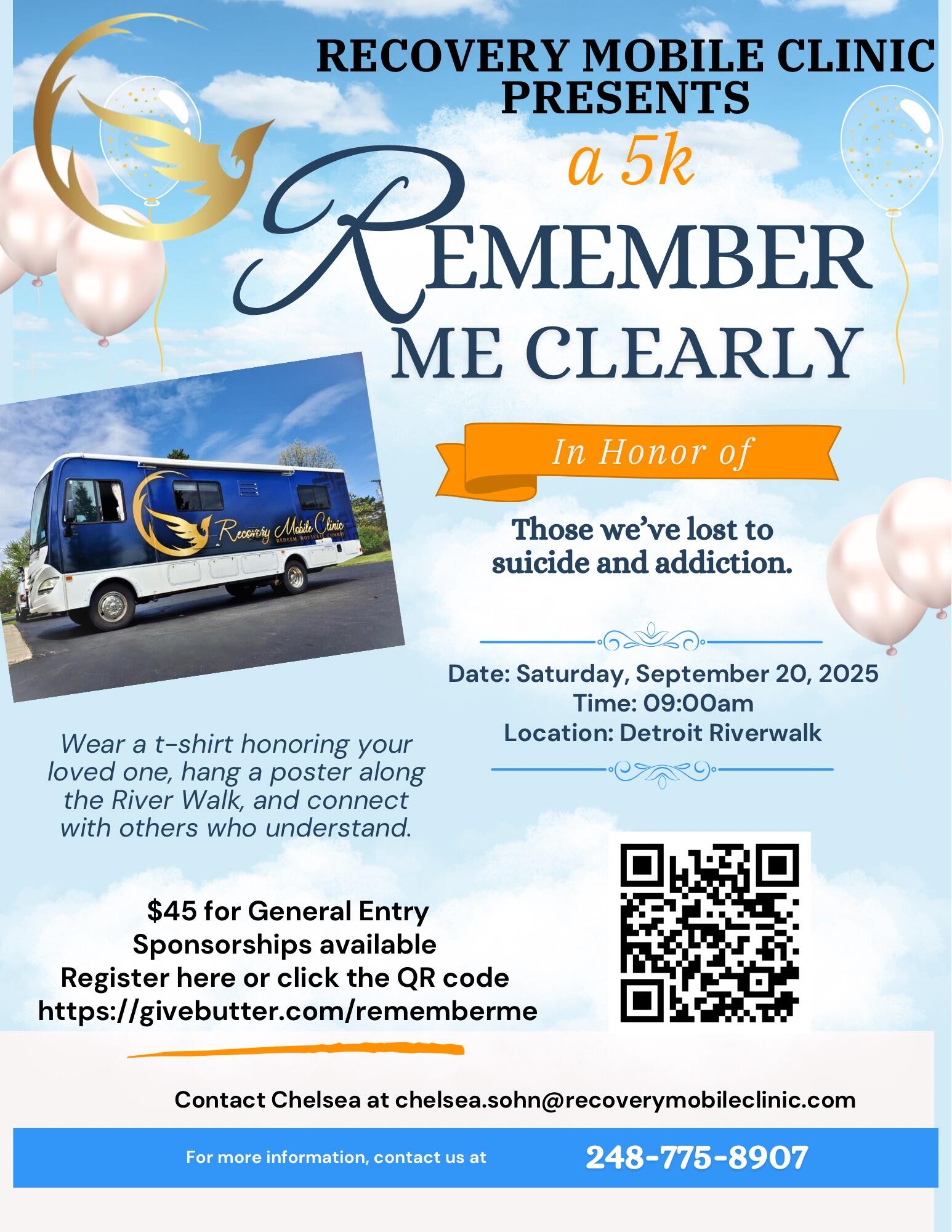 Campaign cover image for Remember Me Clearly 5K