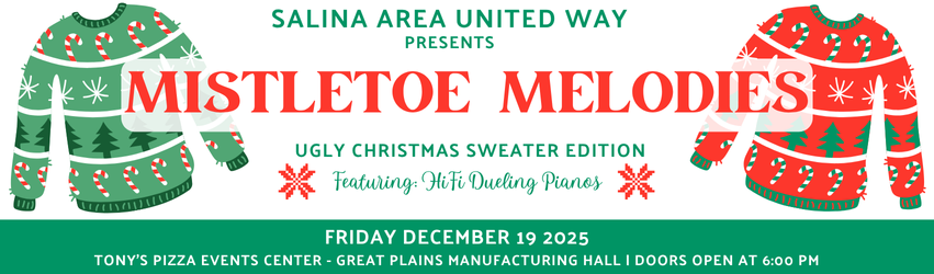 Campaign cover image for Salina Area United Way Presents Mistletoe Melodies