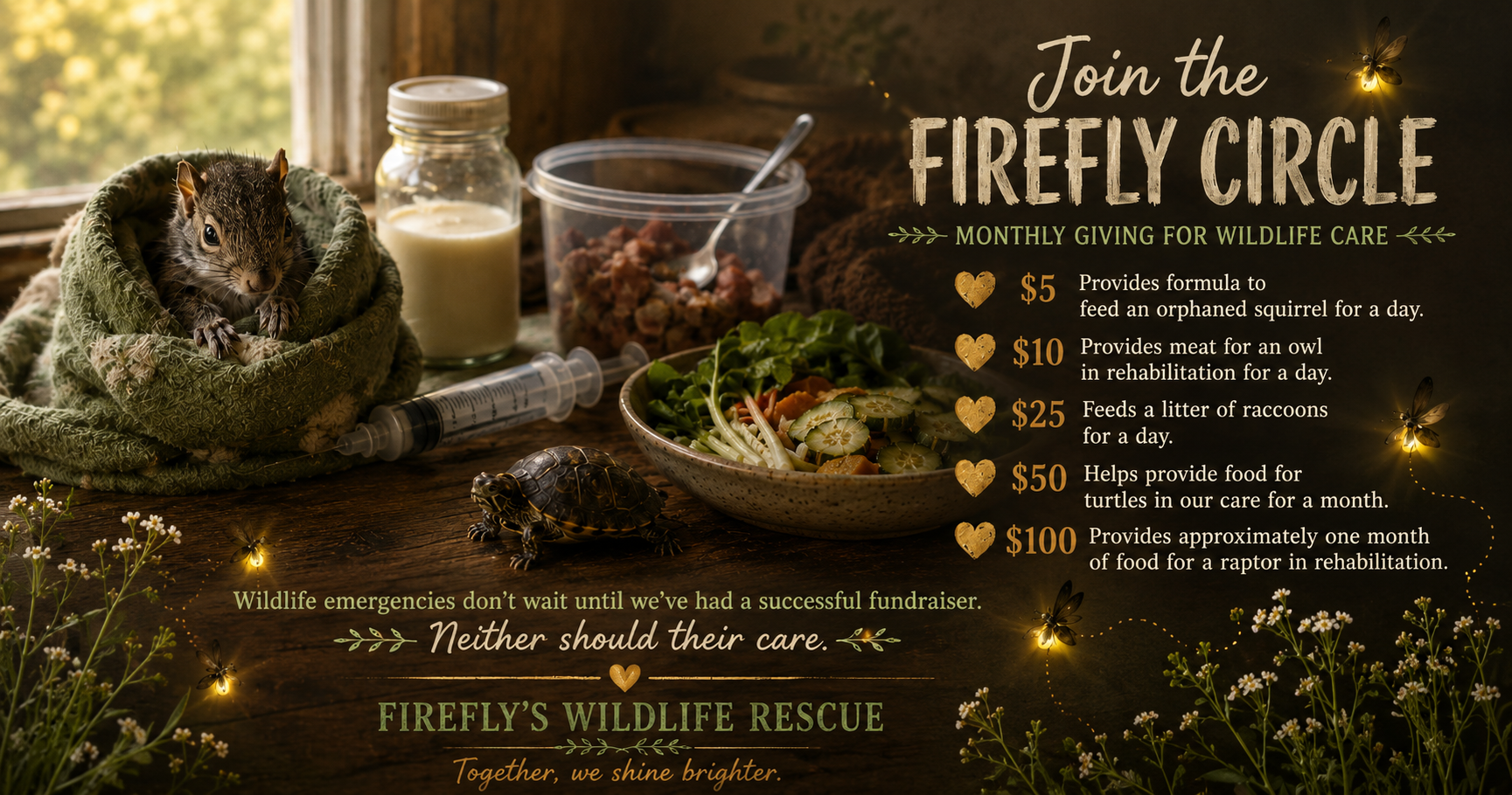 Campaign cover image for Join the Firefly Circle
