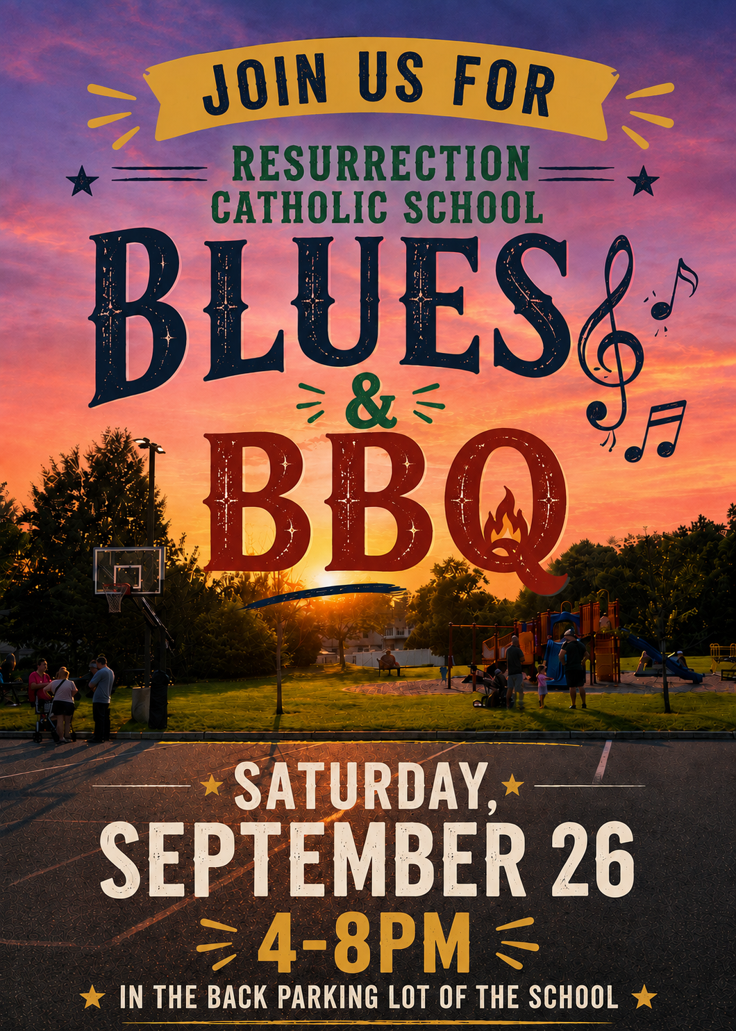 Campaign cover image for Resurrection Catholic School Blues & BBQ
