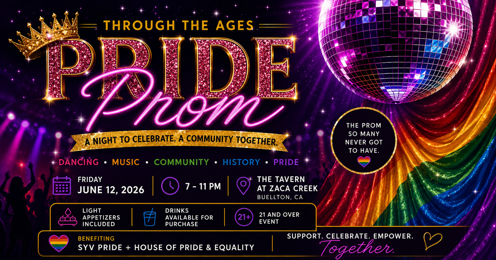 Campaign cover image for Pride Prom Through the Ages