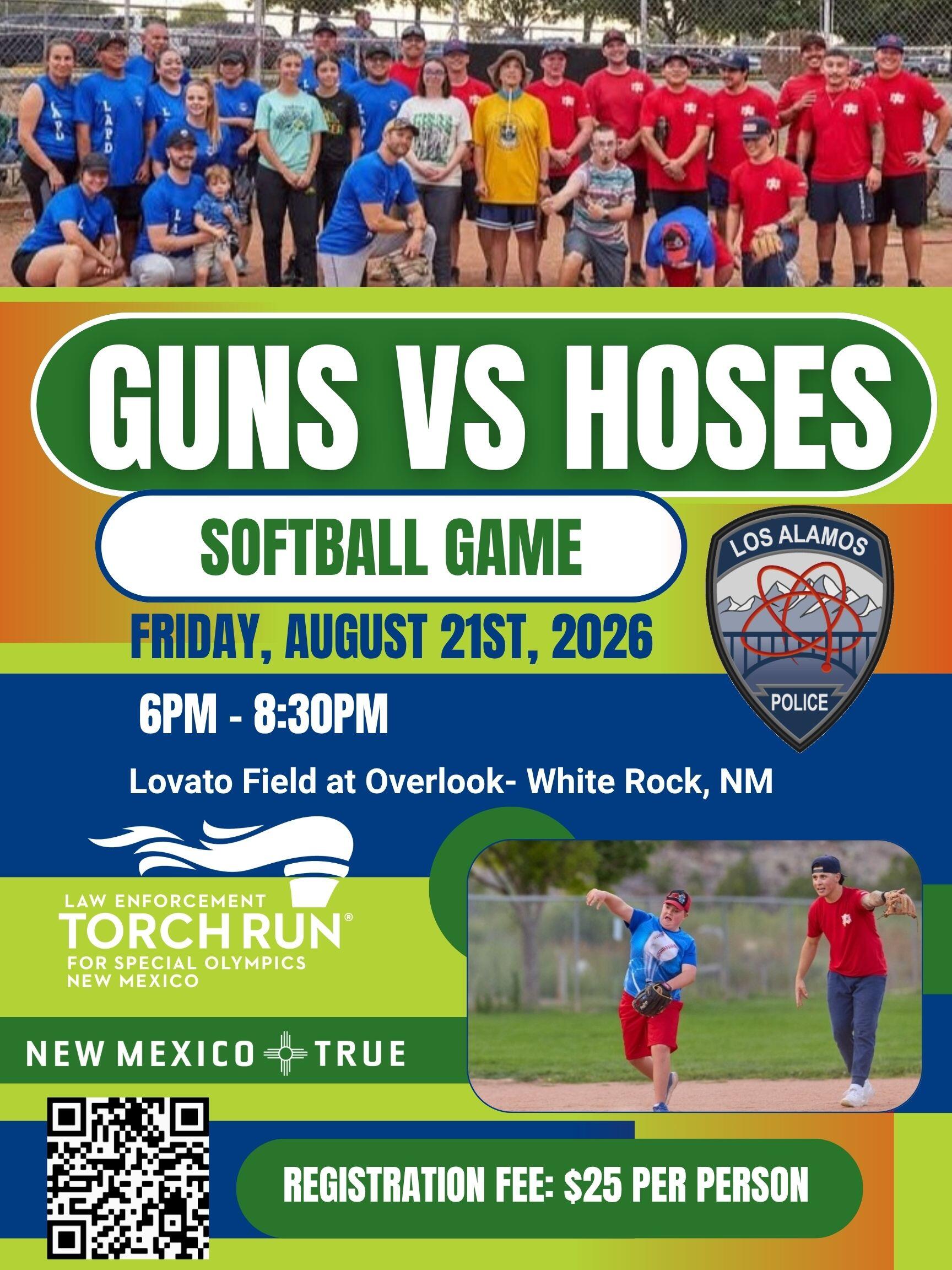 Campaign cover image for 2026 LAPD Guns vs. Hoses Softball game