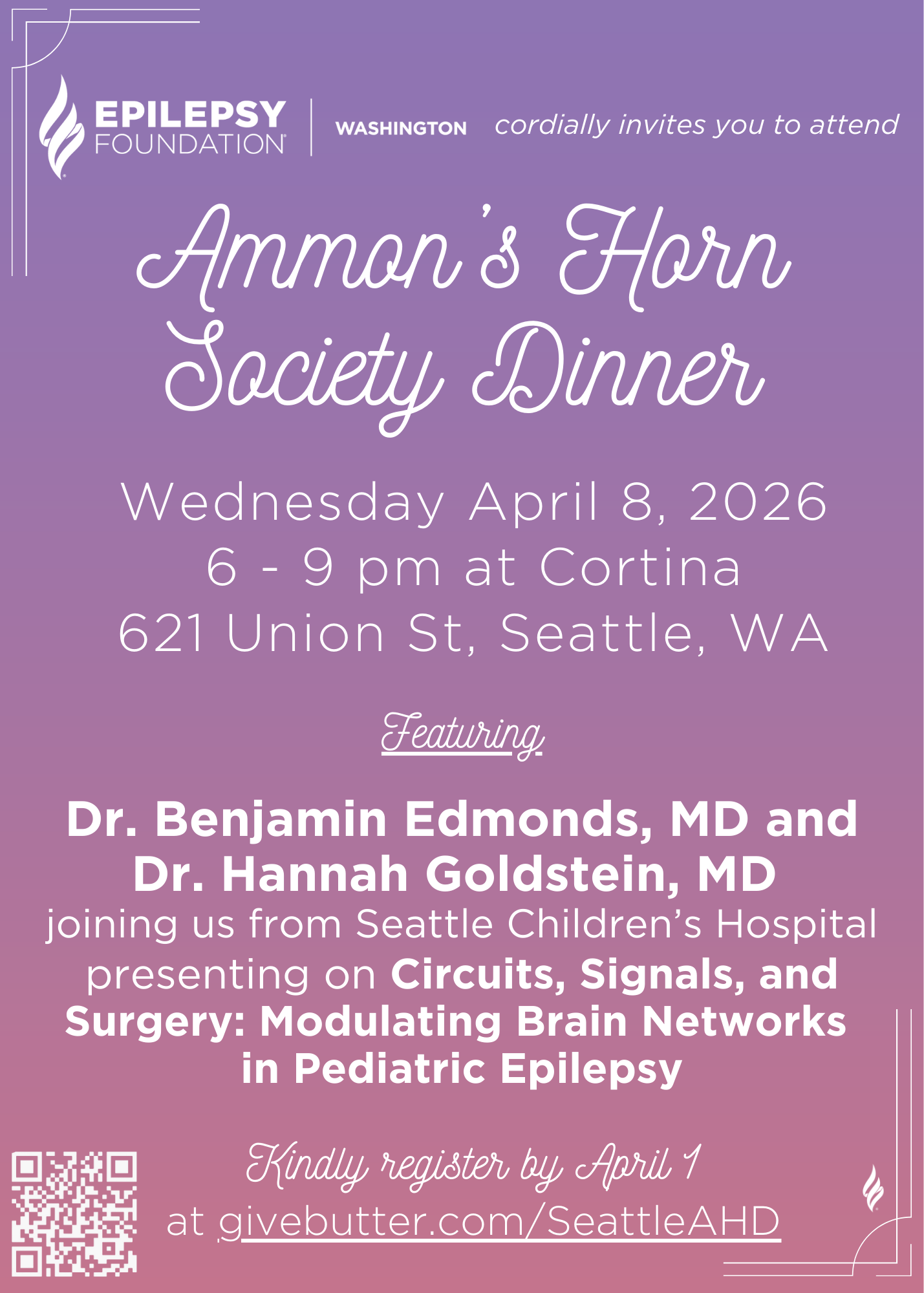 Campaign cover image for 2026 Seattle Ammons Horn Society Dinner