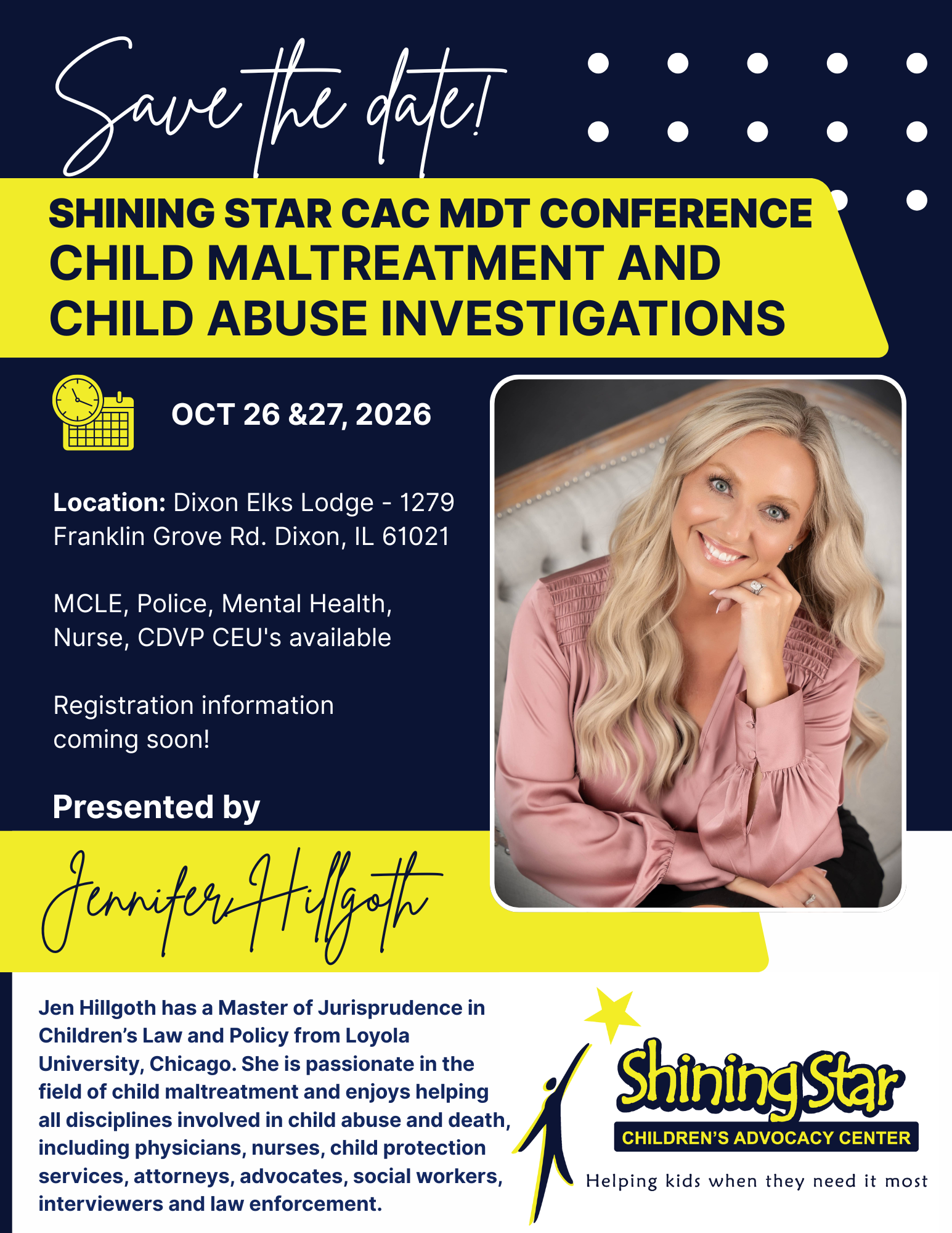 Campaign cover image for Shining Star CAC 2026 MDT Conference