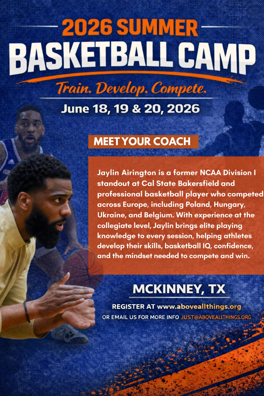 June 2026 Summer Basketball Camp | Above All Things Dream Foundation