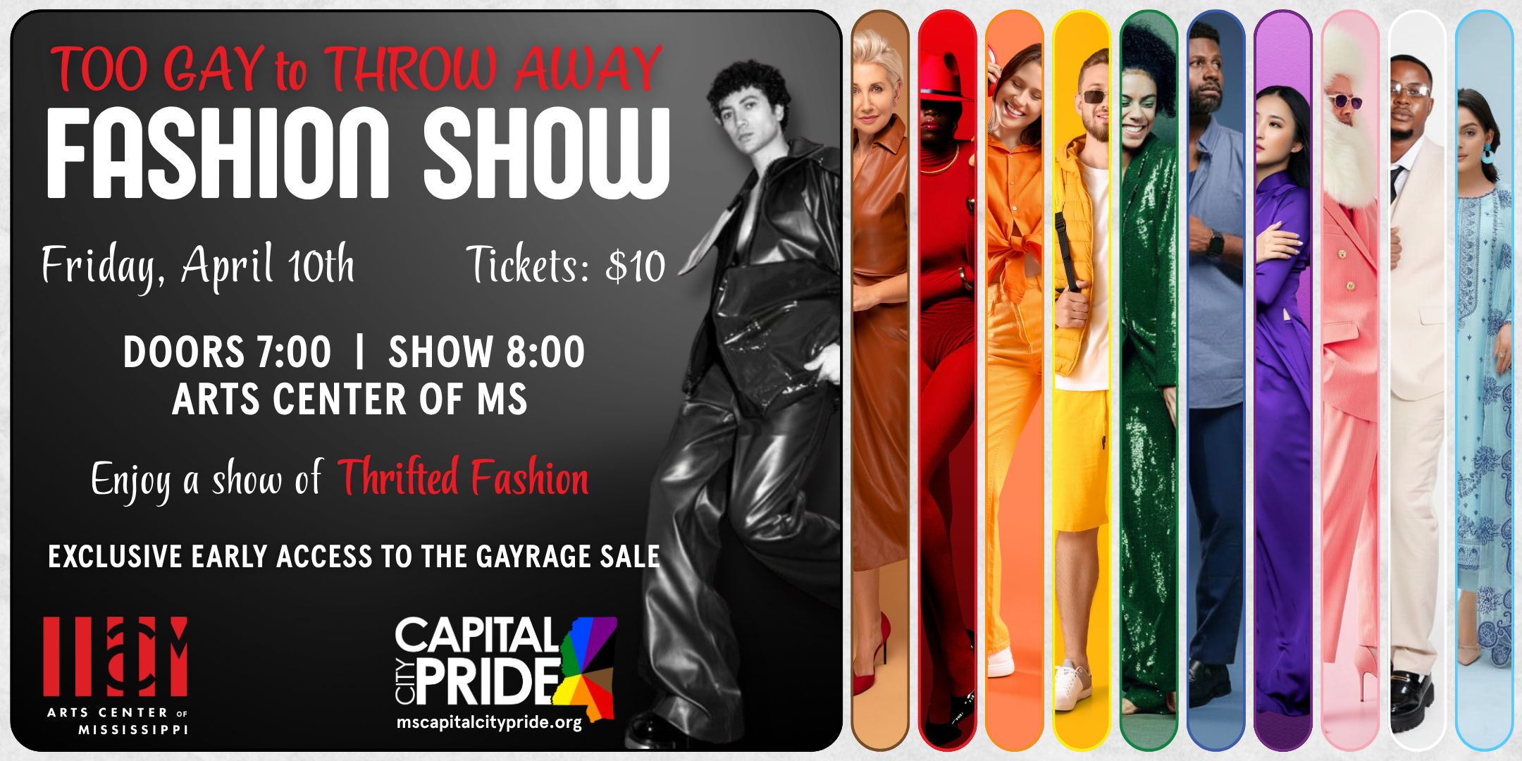 Campaign cover image for Too Gay to Throw Away Fashion Show