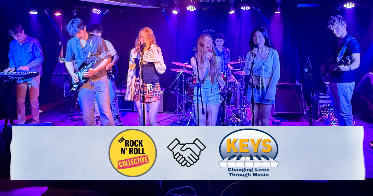 Campaign cover image for The Rock ‘N Roll Collective Benefit Concert for KEYS (Kids Empowered by Your Support)