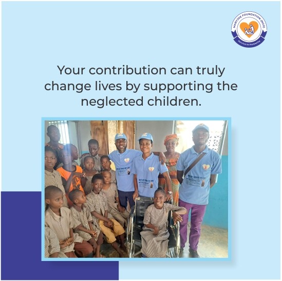 Campaign cover image for Your contribution can truly change lives by supporting the neglected children.