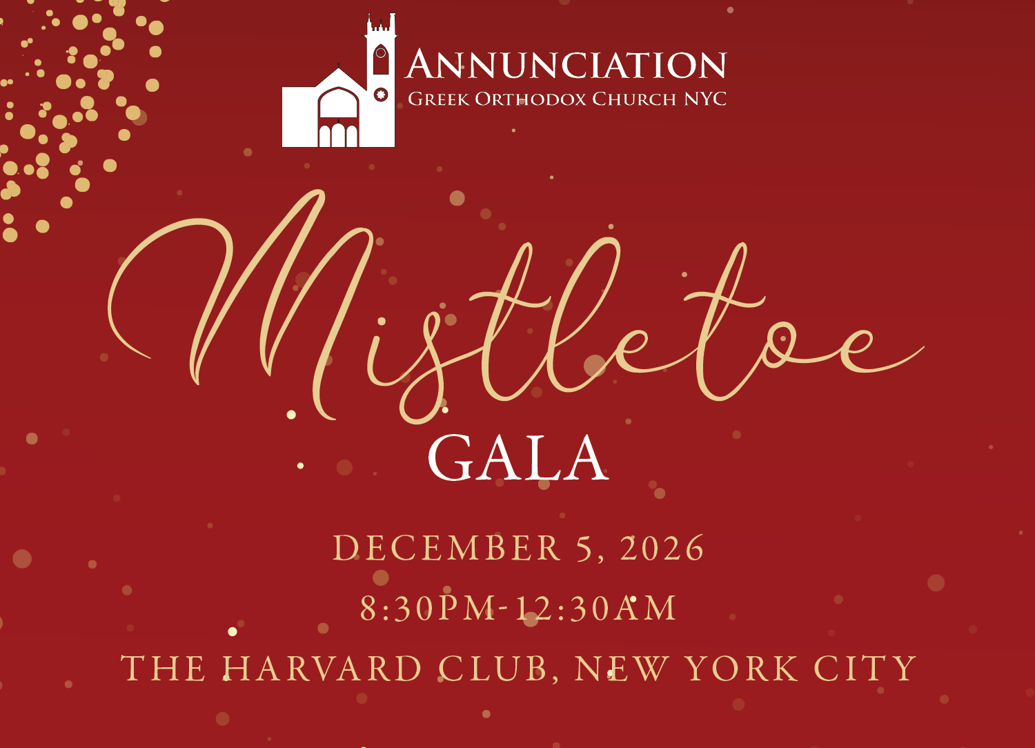 Campaign cover image for Annunciation Mistletoe Gala 2026