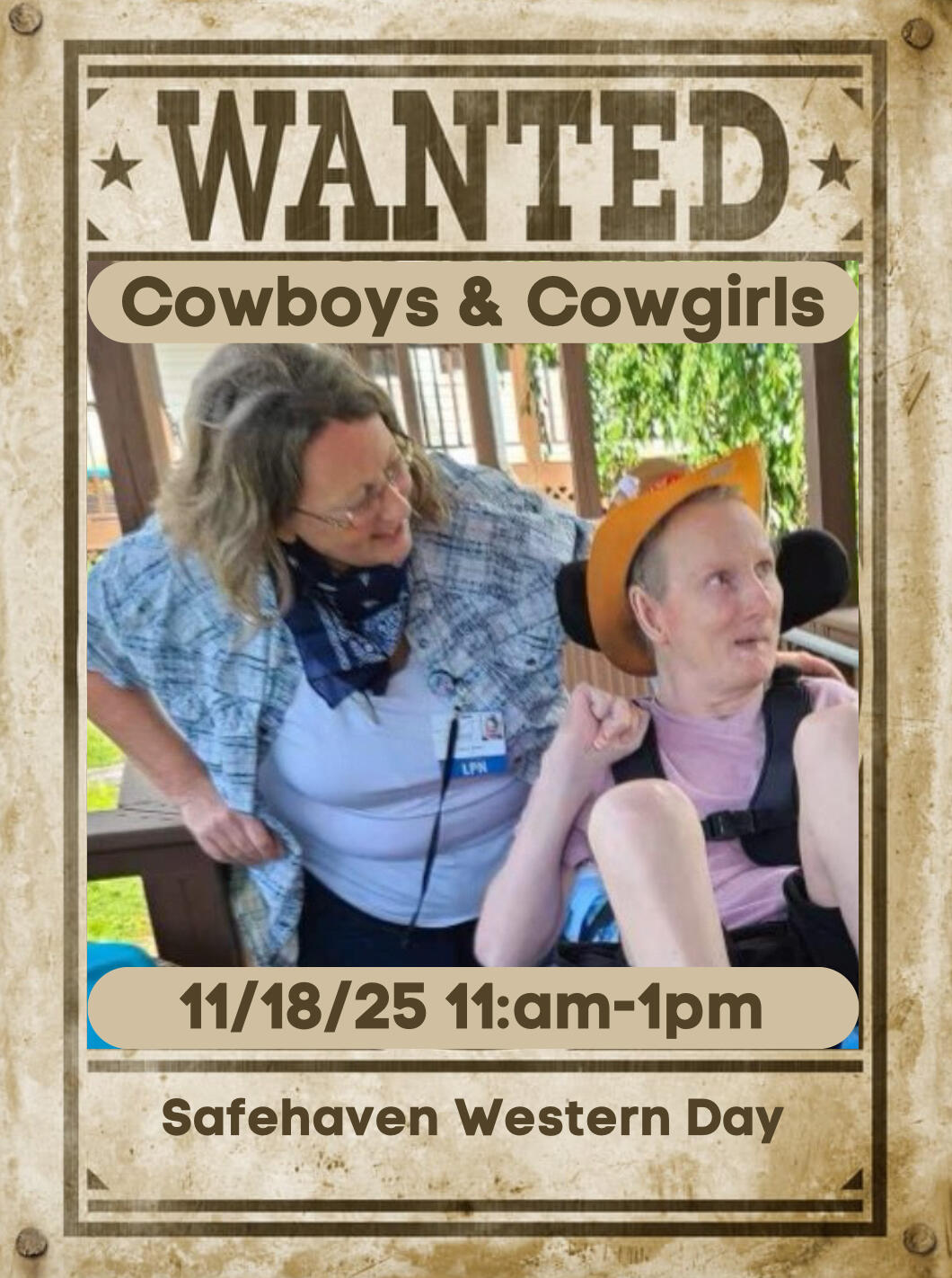 Campaign cover image for Kickin’ Up Kindness: Western Party at Safehaven