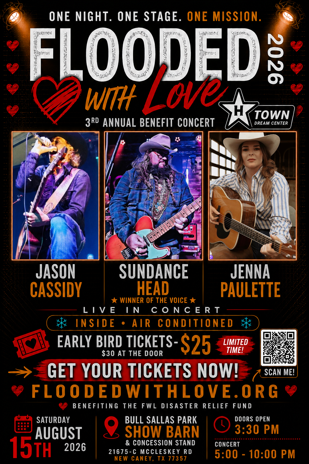 Campaign cover image for Flooded with Love 2026 – Disaster Relief Benefit Concert