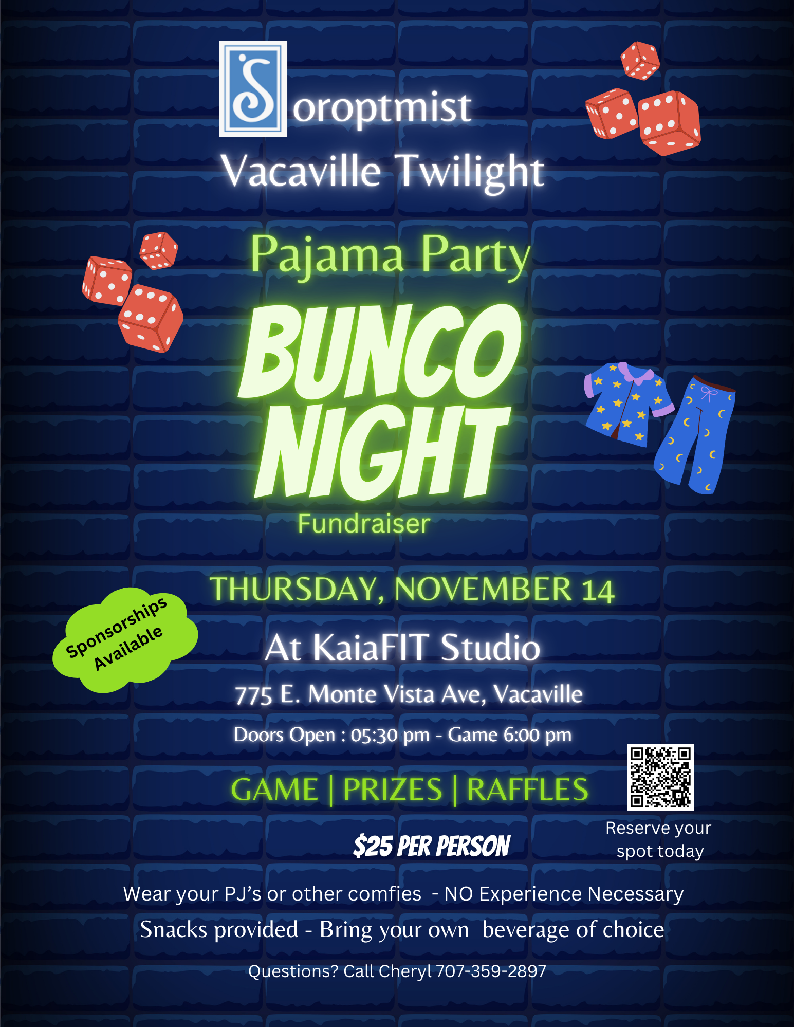 Campaign cover image for Pajama Party Bunco
