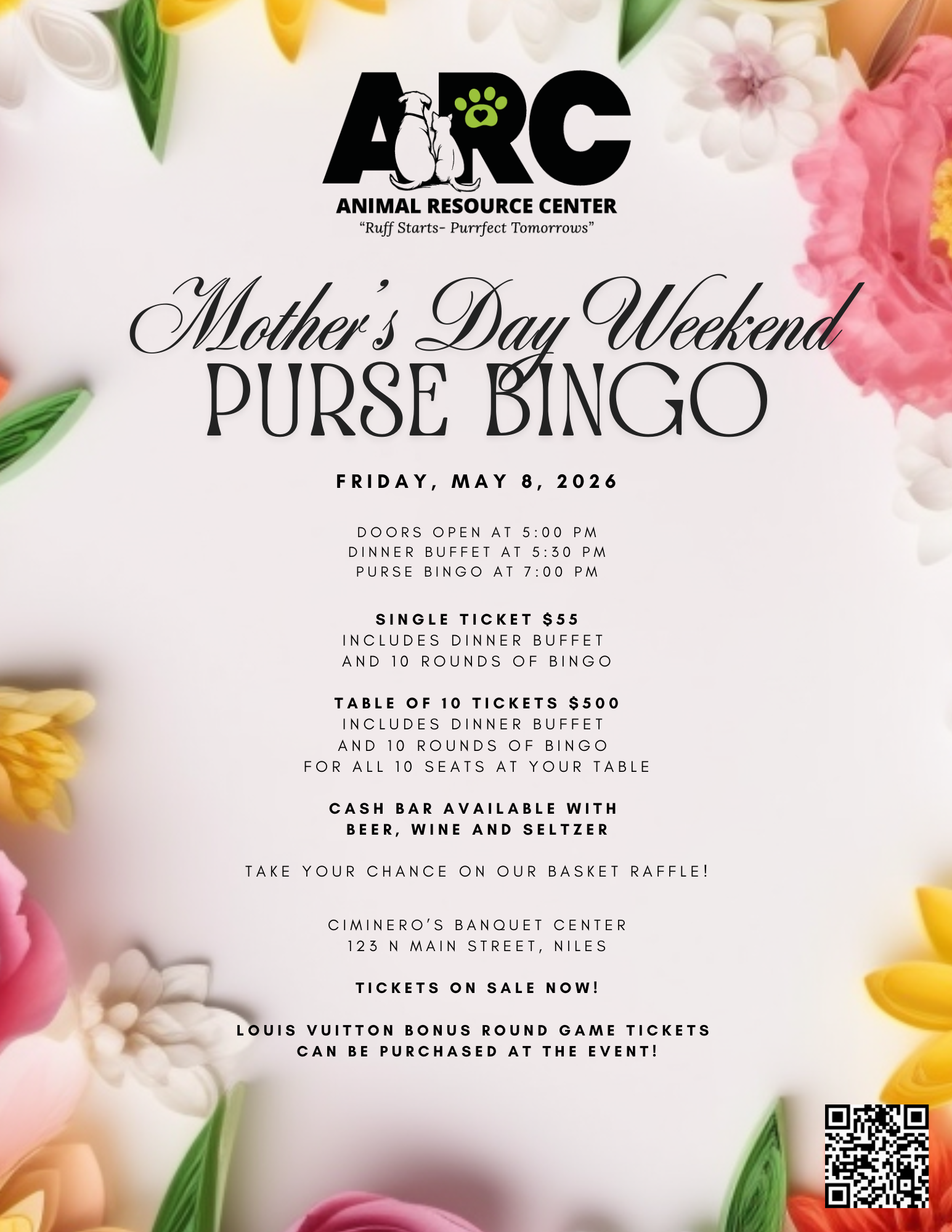 Campaign cover image for Mother's Day Weekend Purse Bingo