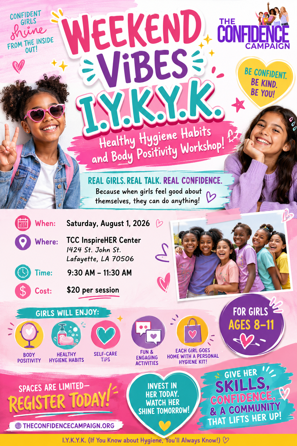 Campaign cover image for Weekend Edition: IYKYK Healthy Hygiene Habits and Body Positivity (Ages 8-11) August 2026