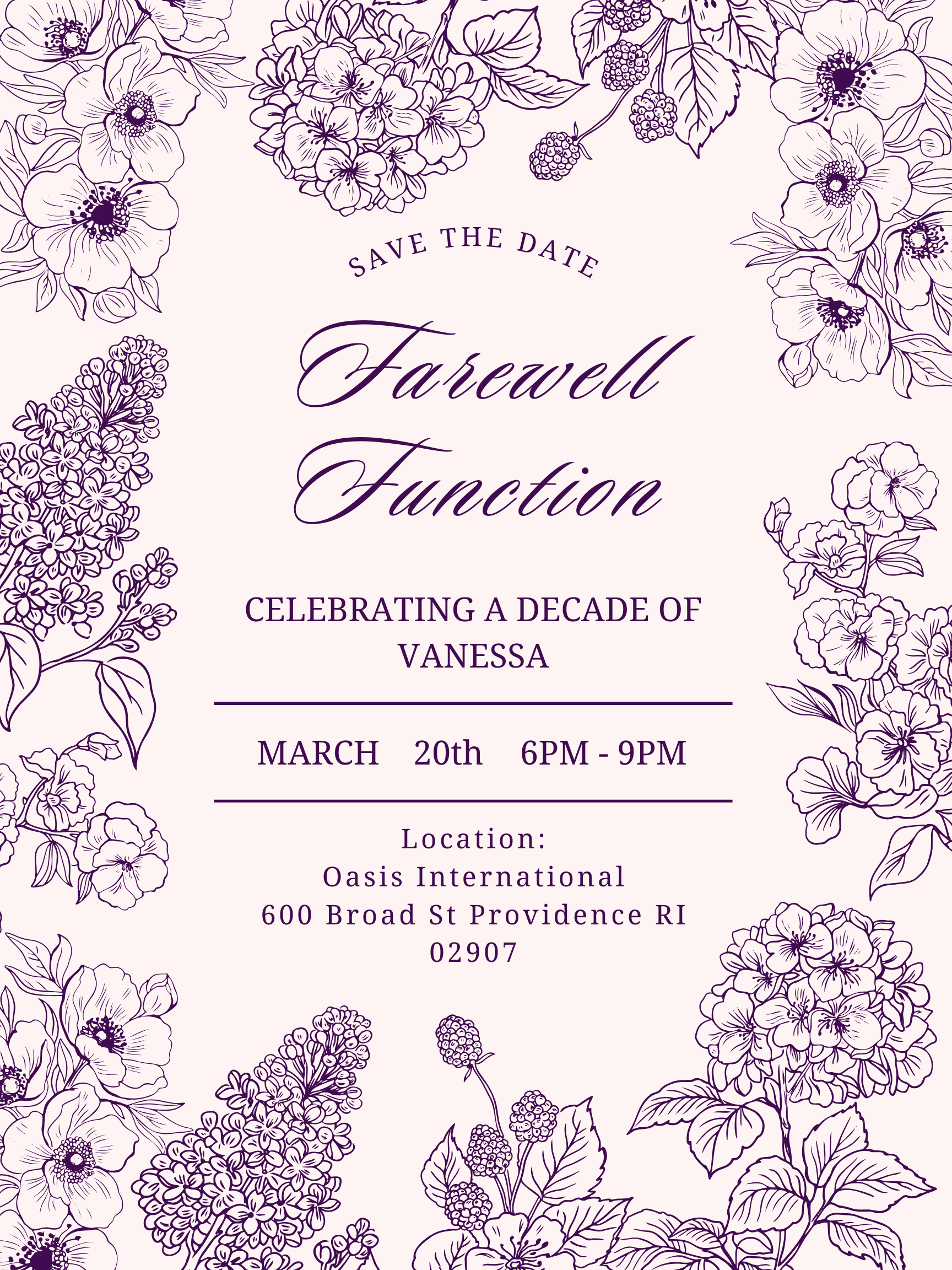 Campaign cover image for Farewell Function: Celebrating a Decade of Vanessa