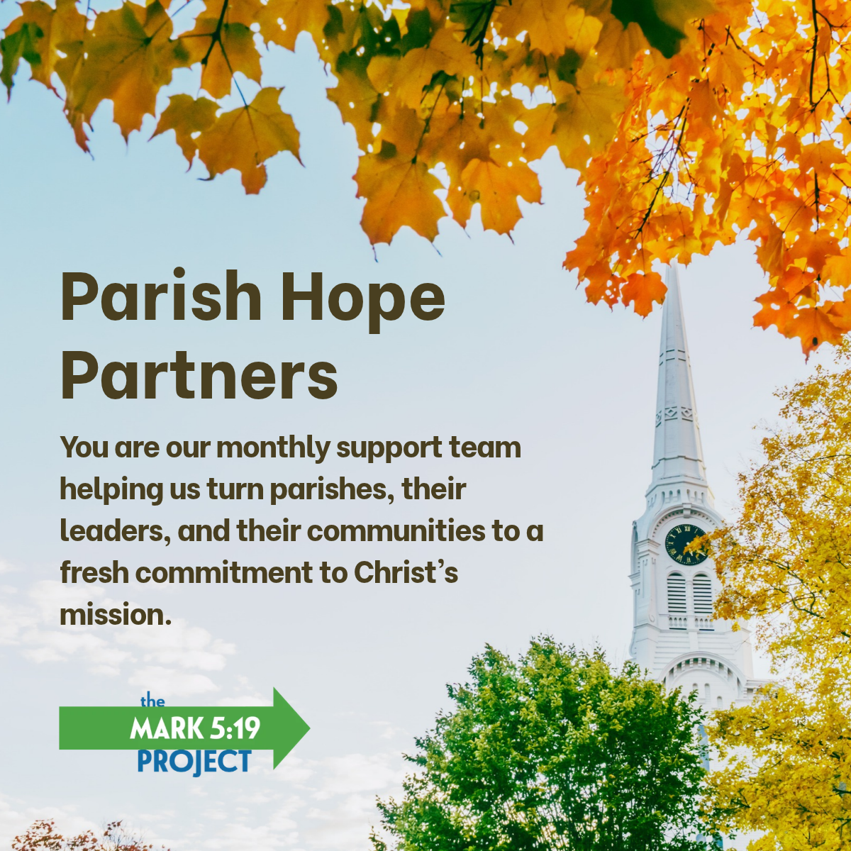 Campaign cover for Parish Hope Partners: Monthly supporters make hope real